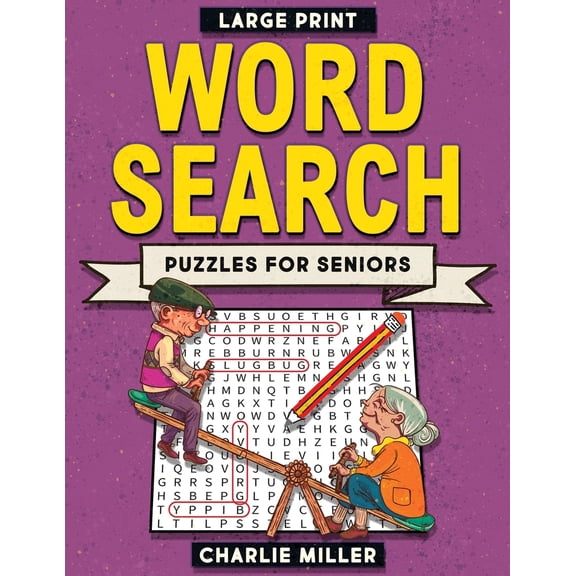 Pre-Owned Large Print Word Search Puzzles for Seniors (Paperback) 164845092X 9781648450921