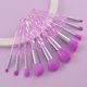 thumbnail image 2 of Makeup Brush Set 10 Pcs Crystal Makeup Brushes, Premium Synthetic Foundation Powder Concealers Eye Shadow Blush Make Up Brush Kit For Girls And Ladies, 2 of 4