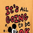 thumbnail image 3 of Disney - Mickey Mouse - It's All Going to be OK - Women's Short Sleeve Graphic T-Shirt, 3 of 6