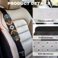 thumbnail image 5 of Uorisanigo Aztec Geometry Automotive Seat Belt Pads Thick Plush Universal Car Seat Belt Strap Covers Fluffy Shoulder Pad Protector with All Cars and Backpack(2 Pack), 5 of 7