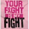 thumbnail image 2 of Breast Cancer Your Fight Is My Fight Women's Graphic T Shirt Tees Brisco Brands S, 2 of 6