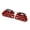 Red, variant on Compacts Cycling Pedal Support Stabilizers Bikes Pedal Holder With Customizable Size Option And Strong Construction
