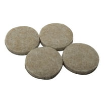 Shepherd Hardware 9921 4-Inch Heavy Duty Self-Adhesive Felt Furniture Pads, 4-Pack, Beige
