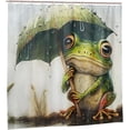 thumbnail image 2 of Shower Curtain Cute Bathroom Shower CurtainCartoonBathroom Decor Waterproof Cloth Fabric with 12 Hooks Bathroom Accessories 72x72 Inch, 2 of 6
