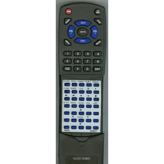 Replacement Remote for MAGNAVOX RTNB093UD, NB093, DP100MW8BA, DP100MW8B, NB093UD, MDV2100, MDV2300, MDV2100F7, MDV2100