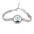 thumbnail image 1 of Britain UK ojo de Londres Reino Unido Pulsera de tobillera de cadena de tenis, joyería de diamantes, 1 of 3