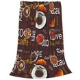 thumbnail image 2 of Bingfone A Cup Of Black Coffee On A Saucer Print Flannel Fleece Blanket Throw Blanket For Bed,Sofa,Couch,Travel,Camping(60"X50"), 2 of 9