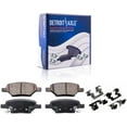 thumbnail image 2 of Detroit Axle - Rear Brake Kit for Chevy Malibu HHR Cobalt Saturn Aura Ion Pontiac G6 G5 Pursuit, Passenger Side Disc Brake Caliper Ceramic Brake Pads Replacement, 2 of 6