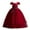 Red, variant on Odeerbi Girls Birthday Party Dresseseses Toddler Net Yarn Embroidery Flowers Mesh Bowknot Gown Long Dresses Navy
