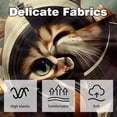 thumbnail image 3 of Cat Retro Set of 2 Velvet Throw Pillow Covers with Unique Patterns - 16x16, 18x18, 20x20 Inches for Various Occasions - Pillows Covers Throw Pillow Inserts Pillow Inserts - Luxurious Home Decor, 3 of 6