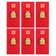 thumbnail image 1 of EeaseMX 6 sobres rojos exquisitos para Año Nuevo chino, paquetes rojos, suministros para Año Nuevo, 1 of 7