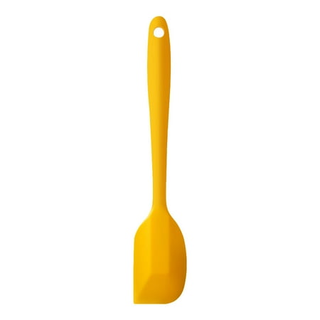 

Silicone Spatula Cooking Baking Scraper Food Cake Batter Pastry Long Handle 90° Bending Scrapers Gadgets Tool Accessories Yellow