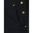 thumbnail image 5 of Carhartt mens Loose Fit Firm Duck Insulated Bib Overall Work Utility Outerwear, Black, Small US, 5 of 5