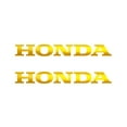 thumbnail image 5 of IPG Compatible with Honda Logo Letter 6" Vinyl Decal Sticker (2 Units) Carbon Fiber Cover Wrap Skin Do it Yourself Stickers Set Personalize Your Vehicle (Shiny Yellow), 5 of 6