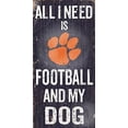 thumbnail image 2 of Fan Creations C0640 Clemson University Football And My Dog Sign, 2 of 3