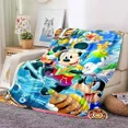 thumbnail image 3 of Manta ligera con estampado de Mickey Minnie de Disney para sala de estar, dormitorio, habitación de los niños, manta cálida, regalo de Navidad, 3 of 5