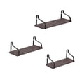 thumbnail image 1 of XWSHYW Almacenamiento de Ropa y Guardarropa Juego de 3 Estantes Flotantes para Pared, Estantes de Madera para Almacenamiento En La Pared, 1 of 2