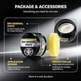 thumbnail image 6 of 80g Aluminum Alloy Wheel Hub Scratch Repair Paste, Oxidation Yellowing Removal Rim Polish Care Wax with Sponge, Restores Mirror Shine, 6 of 9