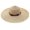 Khaki, variant on Women's Beach Solid Color Sun Hat for Sun and Shading Womens Beach Womens Fedoras Campaign Hat Rain Fedora Hat Roofing Hats Adjustable Hat for Women Dominoes Visor Caps Cowboy Hat Wide Is 17