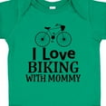 thumbnail image 4 of Inktastic Biking with Mommy Bicycle Boys or Girls Baby Bodysuit, 4 of 5