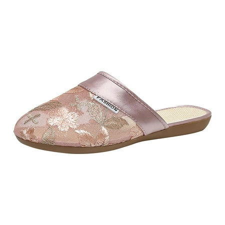 

Hvyesh Womens Flat Shoes Ladies Beach Sandals Summer Non-Slip Causal Slippers Sandals for Women Clearance Under $10