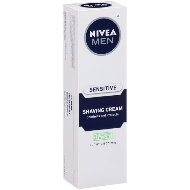 Nivea for men sensitive shaving cream, 3.5 oz