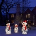 thumbnail image 1 of Decoración de escena navideña LED luminosa muñeco de nieve, alce, pingüino decoración patio panel decorativo navideño, 1 of 2