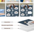 thumbnail image 6 of Rectangle Storage Basket with Handles Sloth Sleeping Collapsible Storage Bin Large Storage Bins Decorative for Clothes Toys Bedroom, 6 of 8