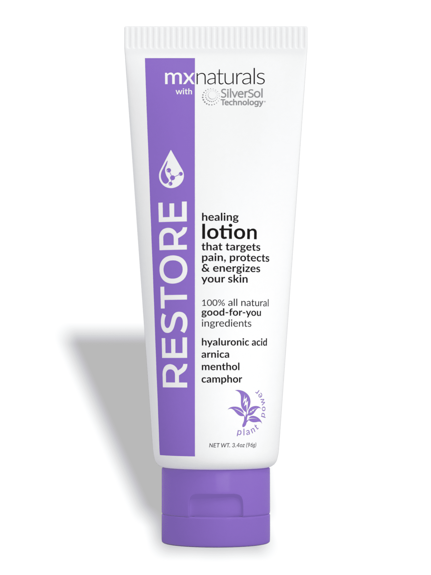 MX Naturals Restore Targeted Healing Lotion, Natural Pain Relief