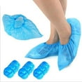 thumbnail image 1 of 100pcs Household Indoor Disposable Shoe Cover Plastic Rainproof Waterproof Cover Slip Resistant Shoe Cover, 1 of 4