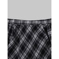 thumbnail image 4 of Women Plus Size Plaid Print Long Skirt, Elastic Waist Full Swing Maxi Skirt, Elegant Casual Skirt for Daily and Special Occasions, 4 of 6