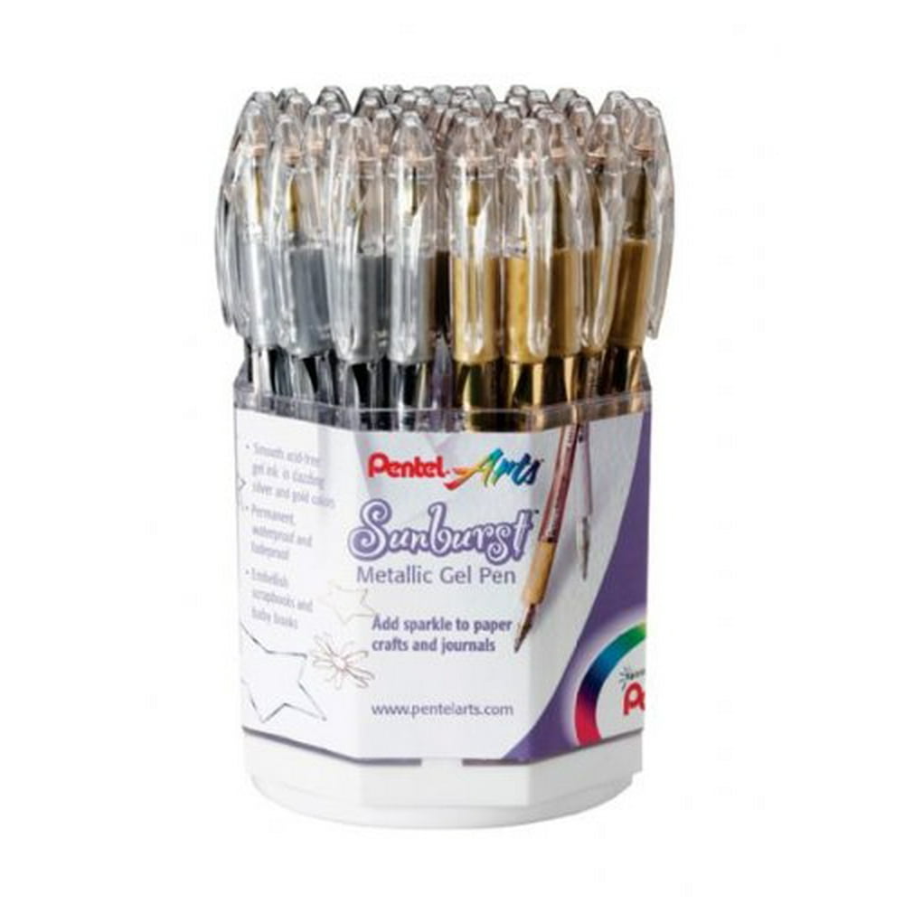 Pentel sunburst metallic gel pen Clearance