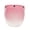 Gradient Pink, variant on Retro 3 Snaps Bubble Visor for Open Face Helmets Vintage Shield Accessories