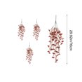 thumbnail image 3 of MMJ 4 Pack Artificial Morning Glory Hanging Vine Wall Decor Faux Flower Garland Fall Home Outdoor 29.92in, 3 of 6