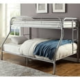 thumbnail image 3 of Furniture of America Wade Transitional Metal Bunk Bed, Twin/Full, Silver, 3 of 9