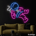 thumbnail image 3 of Craftnamesign Astronaut Neon Sign, Astronaut Wall Art, Astronaut Decor, 3 of 4