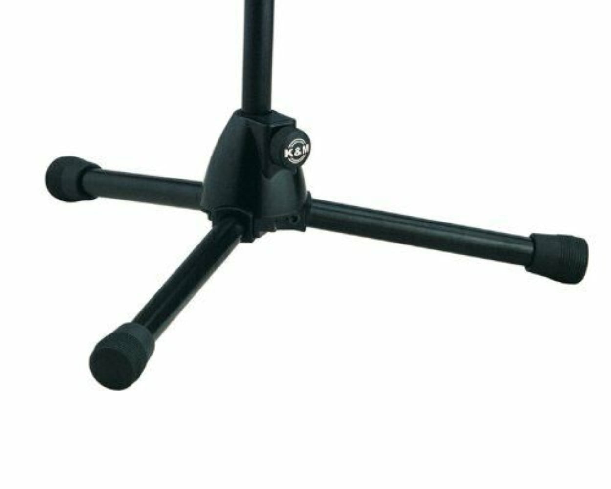 K&M 25950 Rein Extra Low Design Microphone Stand with 2x Boom Arm, Black
