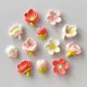 thumbnail image 1 of 12pcs Refrigerator Magnet Pink Flower Resin Decorative Whiteboard Mag, 1 of 5