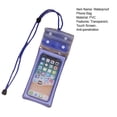 thumbnail image 4 of LJNYFDC Mobile Phone Bag Waterproof Phone Pouch Transparent with Good Sealing Airbags Touch Screen Compatible for Swimming Rafting and Water Sports, 4 of 7
