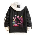 thumbnail image 1 of Women and men Cowboy Jacket Hello Kitty Hoodie Spring and Autumn KT Cat Sweet Top FJH, 1 of 6
