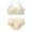 Off-White, variant on Large Children And Adolescent Girls Sports Underwear Bra + Panties Two-Piece Set Free Size