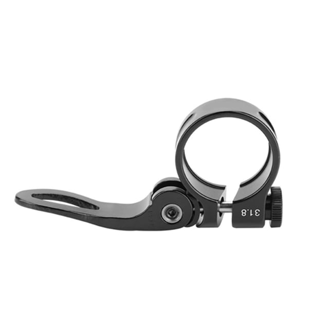 BOROCO Abrazadera De Sillín De Bicicleta con Liberación Rápida, Bicicleta De Carretera De Liberación Rápida Abrazadera De Tija De Sillín De Aleación De Aluminio Bicicleta De Carretera(31.8mm-黑色)