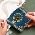 thumbnail image 5 of Lockable Secret Diary, hot gold embossed design diary, thick refillable diary, lock for adults and children, 5 of 5