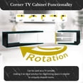 thumbnail image 3 of SWQQWEI 51''-98.4'' Modern Extendable Tv Console Up To 90'', 2 Drawers and 4 Shelves for Living Room, 3 of 10
