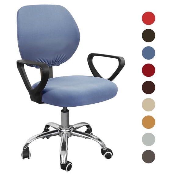 SEARCHI  Chair Covers Rotating  Computer Desk Seat Chair  Cover Removable Slipcovers