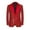 Red, variant on Mens Jackets Men's Sequined Top Solid Color Suit Dress Fashionable Men's Jacket Men's Suit Jacket White S