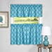 thumbnail image 3 of Achim Ensemble de Rideaux Colby pour Fenêtre, 58 x 36, Turquoise, 3 of 5