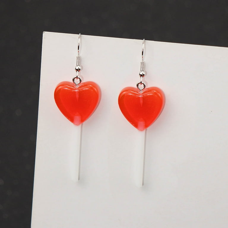 Broken heart shop dangle earrings