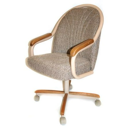 aw furniture casual dining cushion swivel and tilt rolling caster