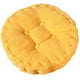 thumbnail image 1 of Cojín de silla, relleno grueso, acolchado, redondo, para comedor interior y exterior, cojín redondo, amarillo, 1 of 5